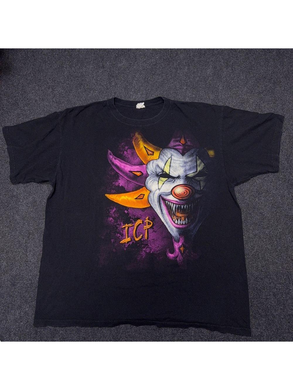 Vintage ICP Insane Clown Posse T Shirt XL Black Anvil Juggalo Graphic